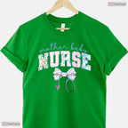 Mother Baby Nurse Team Coquette Blue Stethoscope Mothers Day T-Shirt Gift Idea