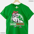Mamasaurus Dinosaur Mom Funny T-Rex Mama Saurus Mothers Day T-Shirt For Her