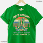Groovy Hippie Grandma Shirt Vintage Hippie Grandma Mothers Day T-Shirt Idea