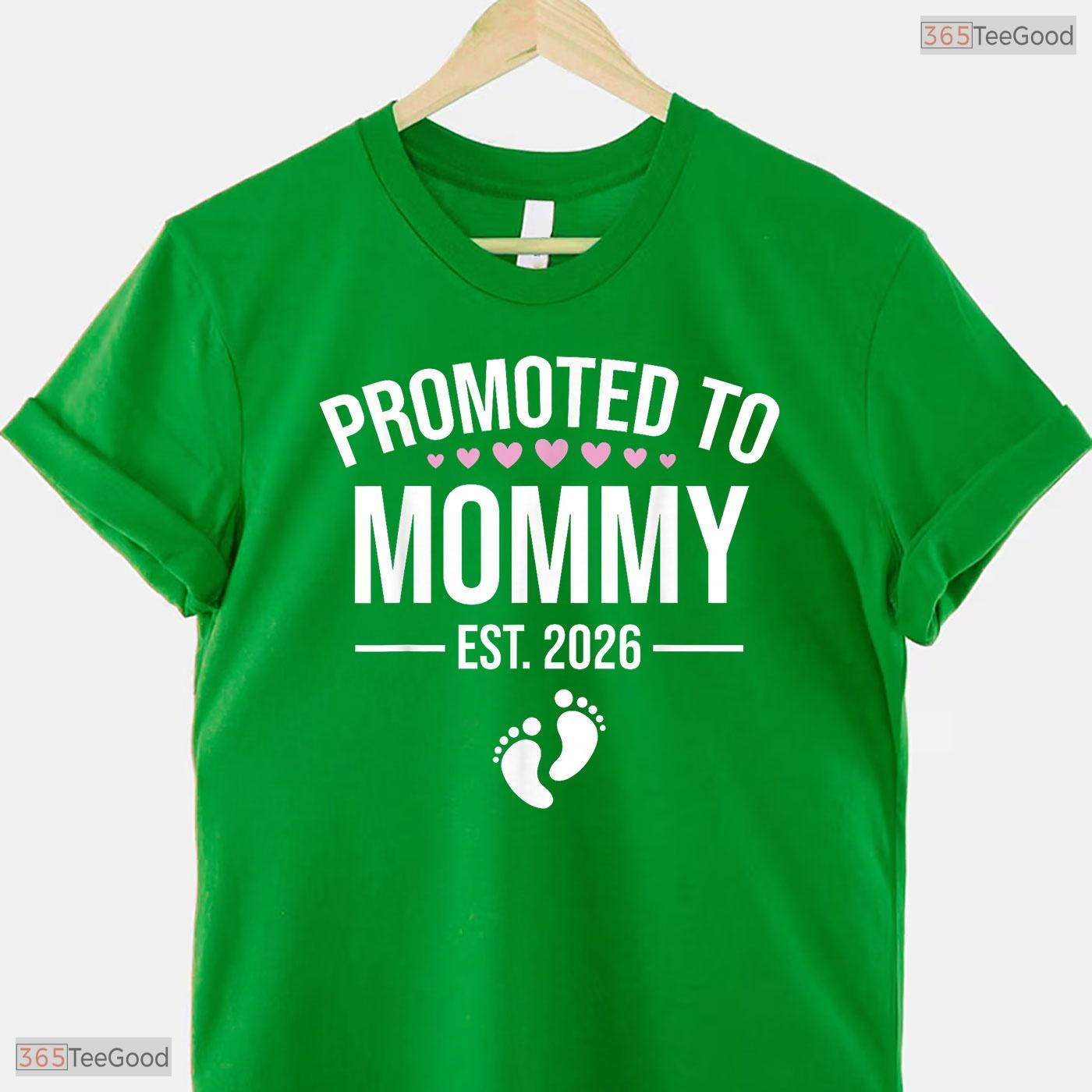1st Time Mom EST 2026 First Mothers Day T-Shirt Best New Mommy Gift Ideas