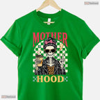 Tired Mom Life Skeleton Funny Motherhood Spooky Mothers Day T-Shirt For Her