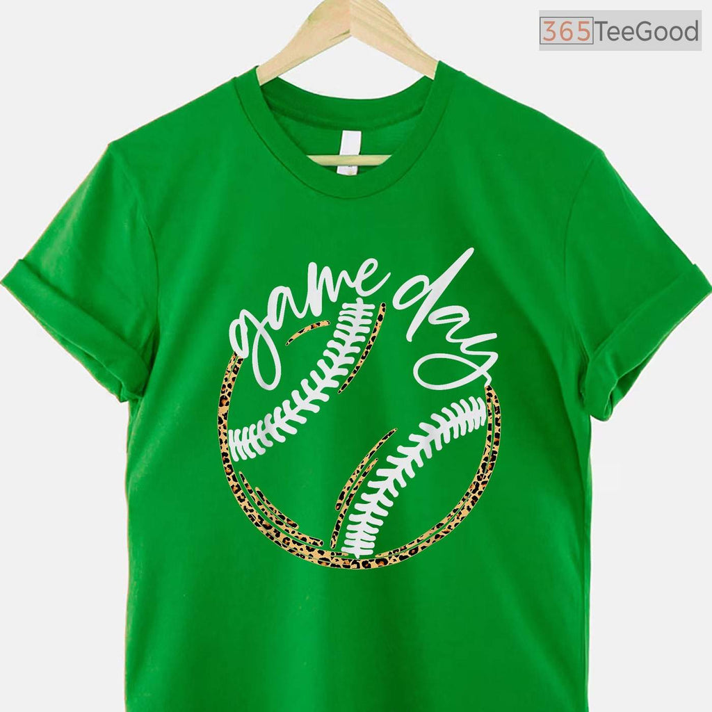 Game Day Baseball Life Softball Life T-Shirt For Mom Women Fan Supporter Tee