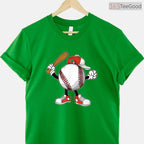 Cool Baseball Boy T-Shirt Youth Player Pitcher Catcher Graphic Sports Apparel