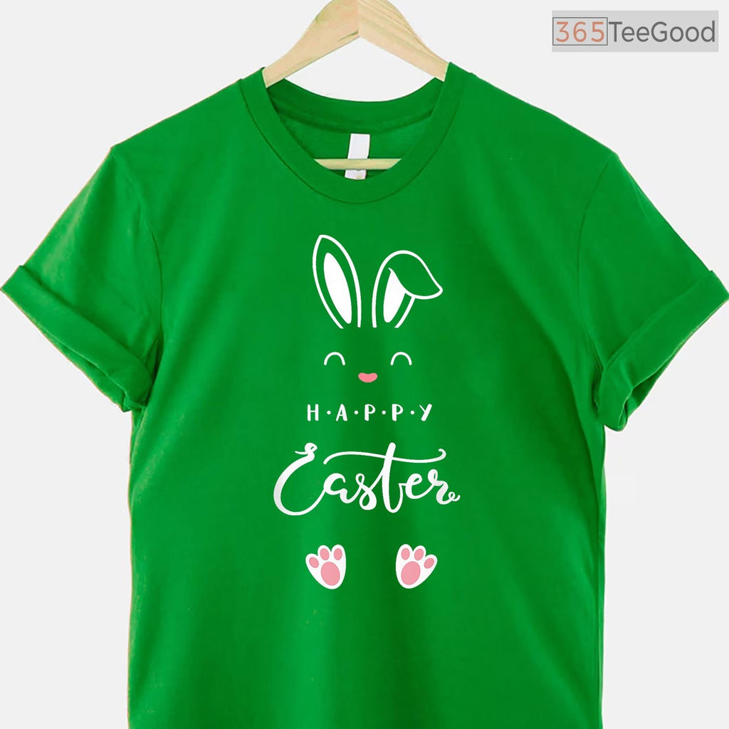 Happy Easter Bunny Spring Easter Egg T-Shirt Men Women Kids Holiday Party Tee
