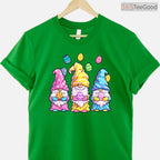 Gnome Easter Shirt Women Easter Outfit T-Shirt Cute Spring Garden Gnome Tee