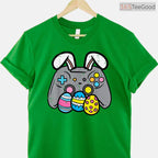 Easter Video Game Bunny Eggs Gaming T-Shirt Gamer Boys Men Teen Kids Gift Tee