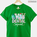 Funny Teeth Dental Squad T-Shirt Dentist Happy Easter Day Tooth Holiday Shirt