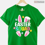 Easter Squad Family Matching T-Shirt Bunny Egg Hunt Group Team Holiday Shirt