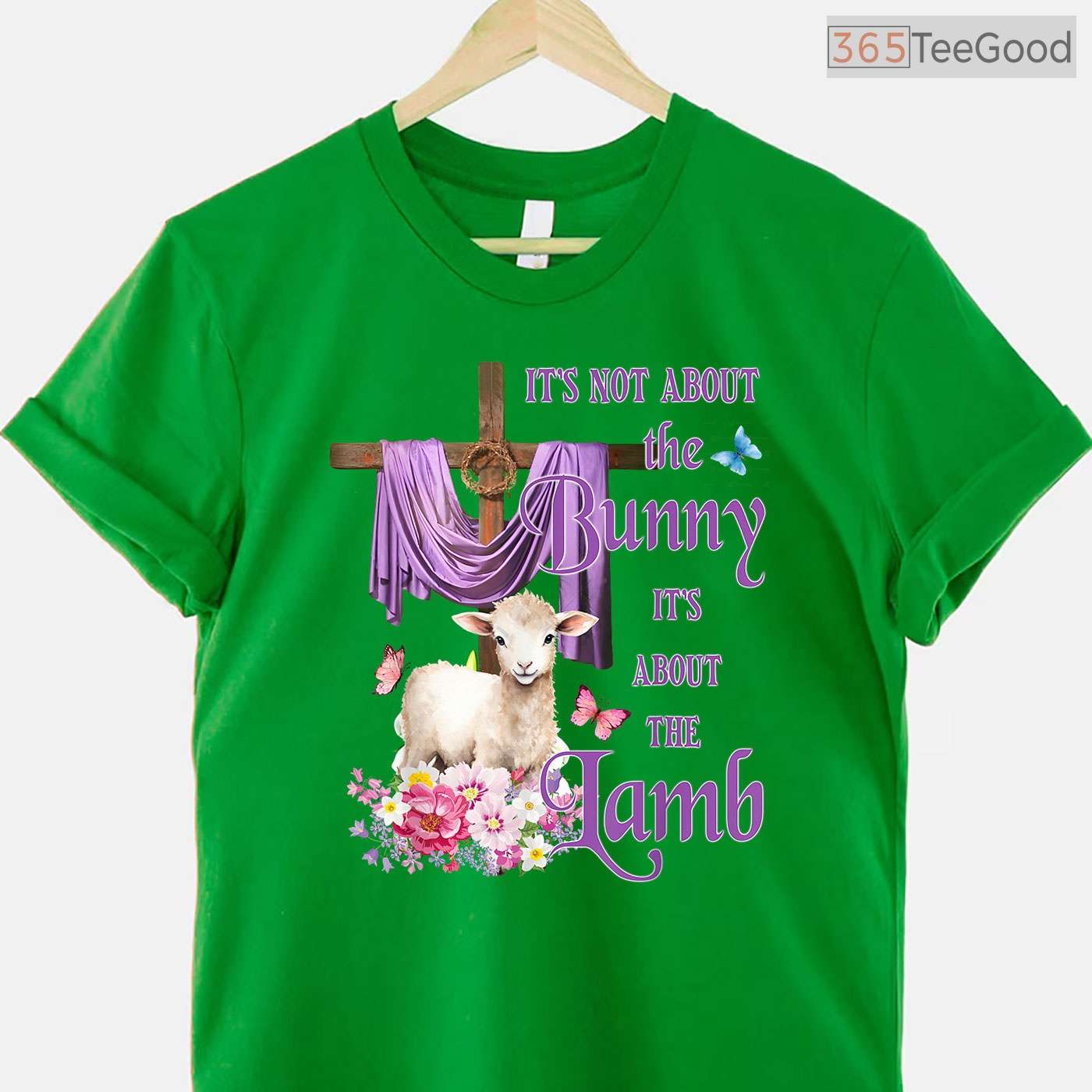 Its Not About The Bunny Its About The Lamb T-Shirt Cute Christian Faith Shirt