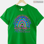 Autism Awareness Be Kind Leopard Rainbow Shirt Choose Kindness April T-Shirt
