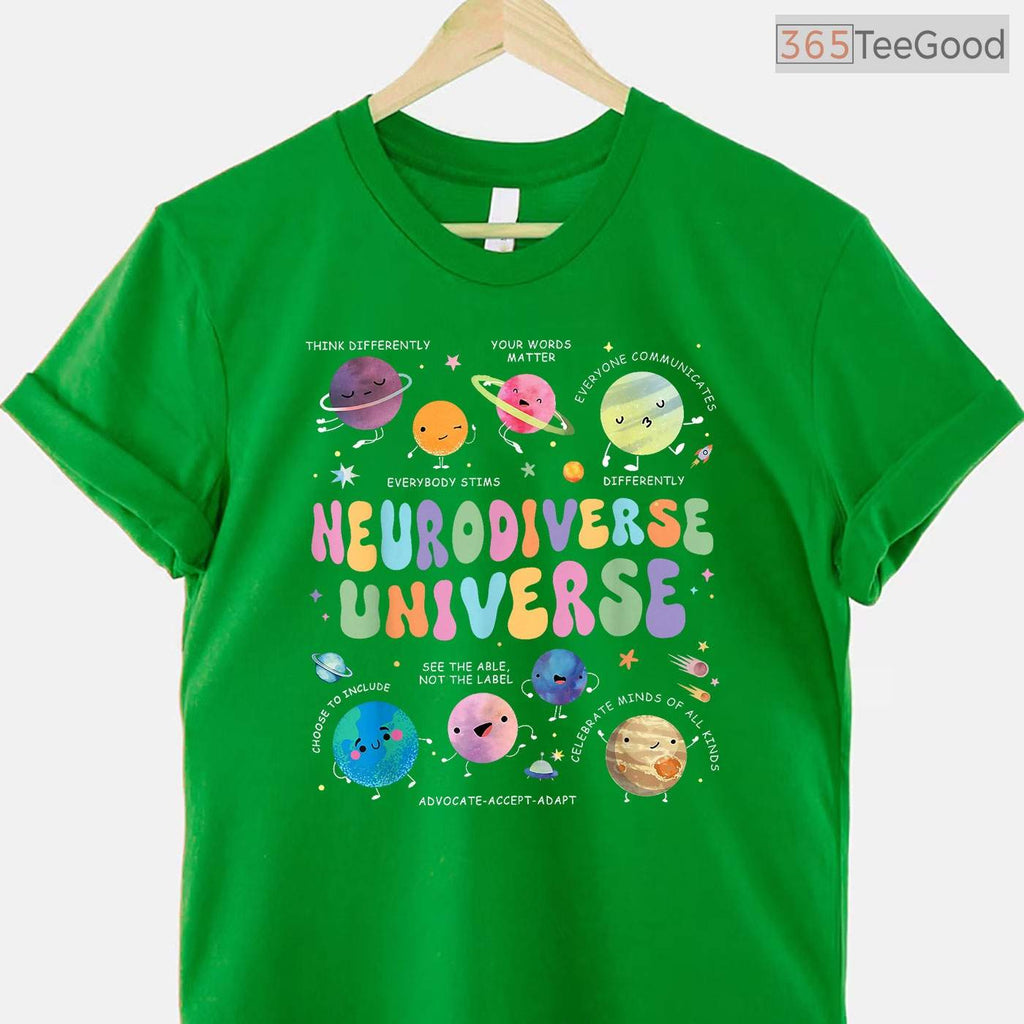 Accept T-Shirt Autism Awareness April Acceptance Inclusion Neurodiversity