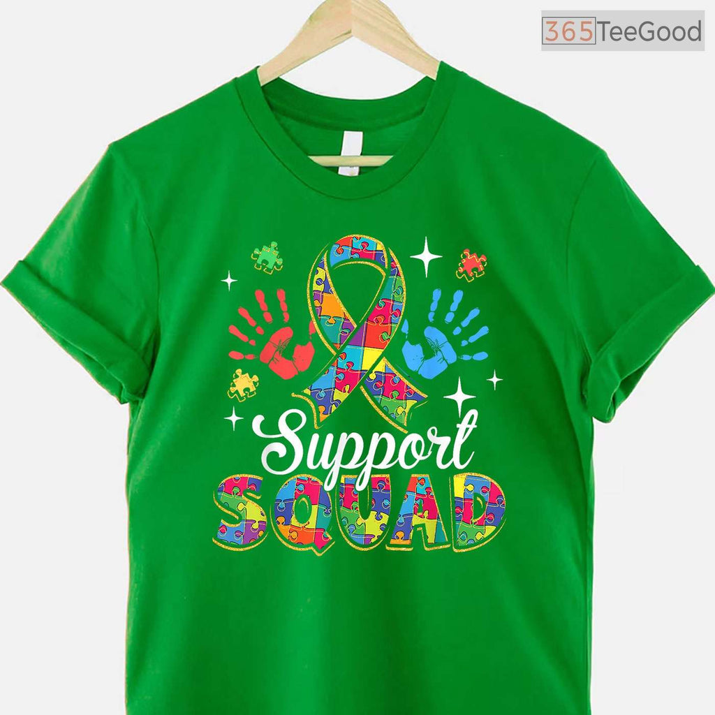 Autism Awareness Autism Support Squad Family T-Shirt April Month Apparel