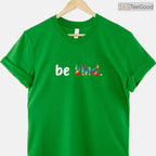 Autism Awareness Be Kind Colorful Puzzle Pieces Shirt April Month T-Shirt