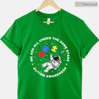 Autism We Are All Under The Same Stars Space Shirt April Awareness Gift T-Shirt
