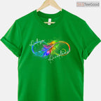 Autism Red Instead Infinity Symbol Autistic Shirt April Acceptance Month T-Shirt