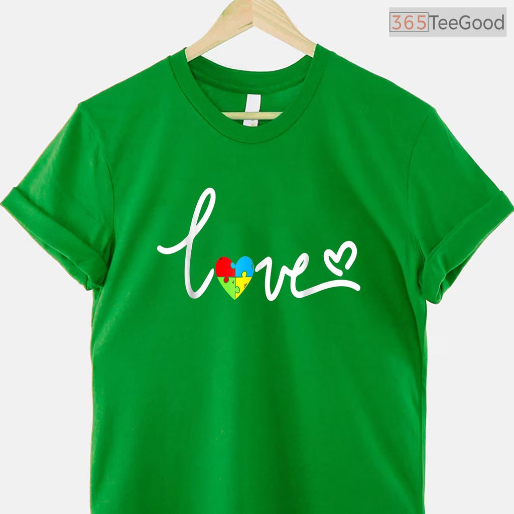 Plus Size For Men Women Autism Awareness Tee April Month Support Gift T-Shirt