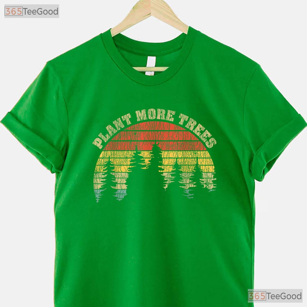 Vintage Plant More Trees Save Our Climate Change Earth Day T-Shirt Nature Lover
