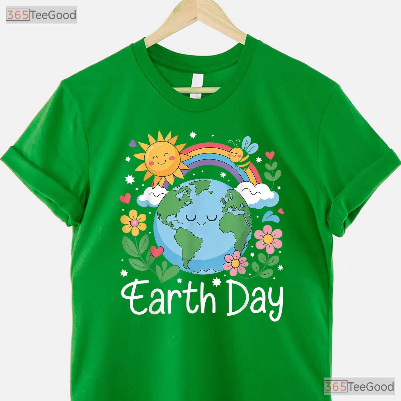 Earth Day Shirt Kids And Women Planet Smile T-Shirt Happy World Eco Friendly Gift