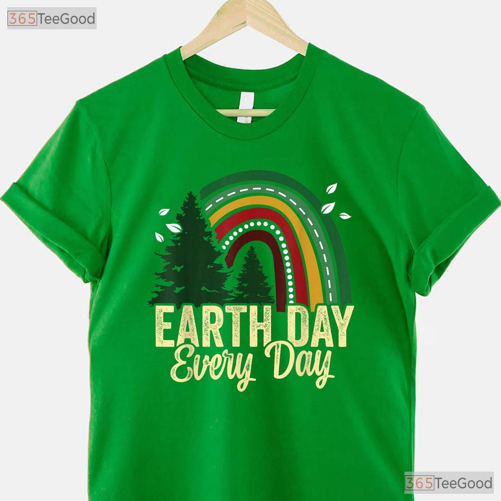 Earth Day Everyday Awareness Planet T-Shirt Animal Men Women Kids Nature Supporter