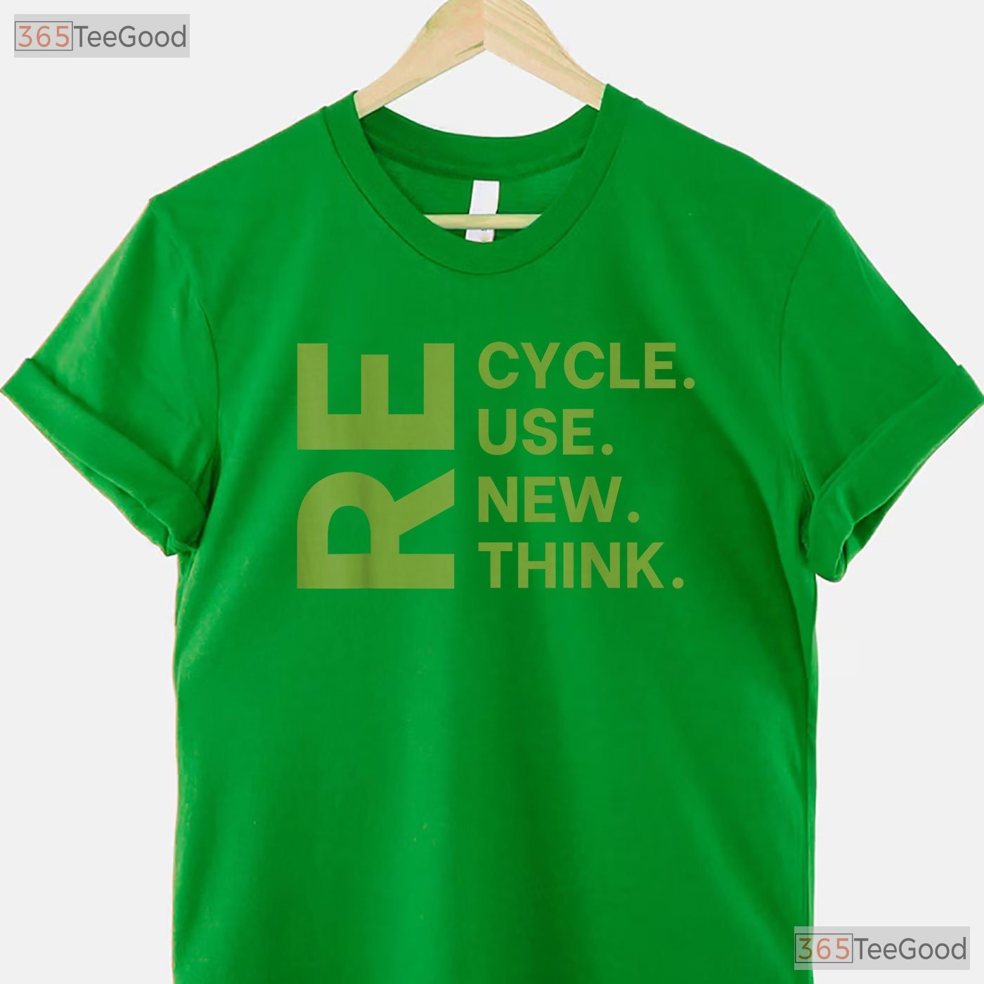 Recycle Reuse Renew Rethink Earth Day T-Shirt Environmental Activism Top