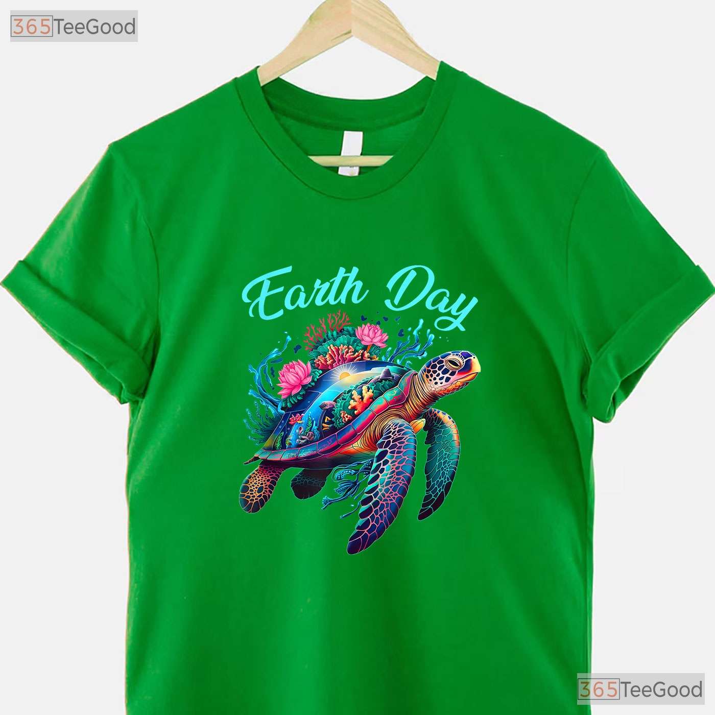 Sea Turtle Earth Day T-Shirt Save The Ocean Environmental Protection Gift