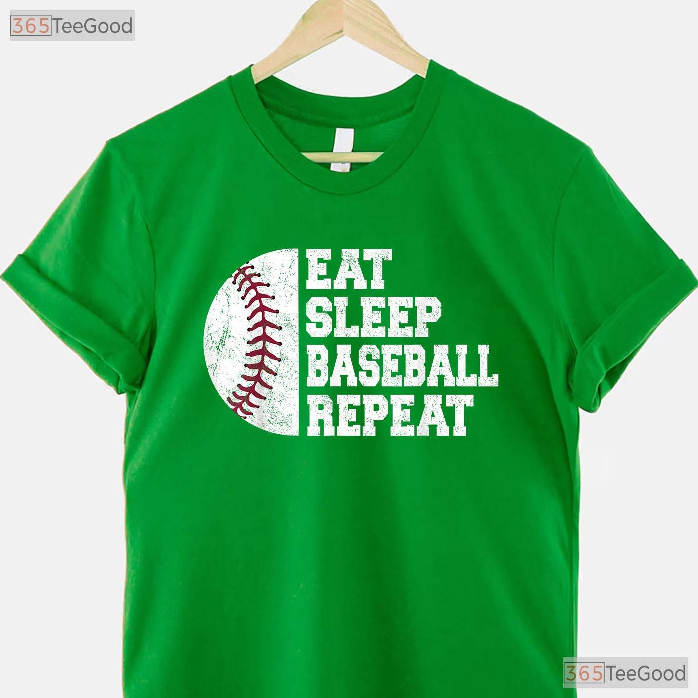 Eat Sleep Baseball Repeat Funny Baseball T-Shirt For Player Coach Team Gift
