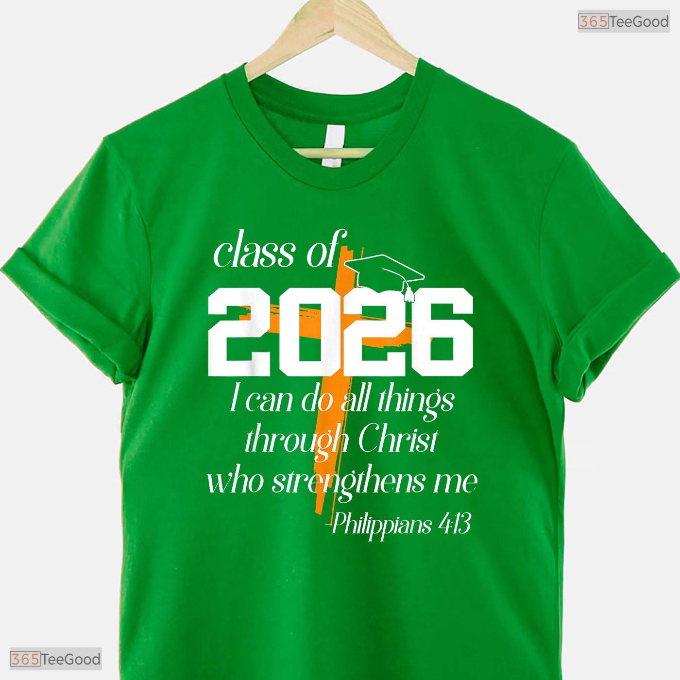 Faith Based Class of 2026 Christian Graduation Senior Graduate Bible T-Shirt