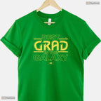 Best Grad In The Galaxy Space Theme Graduation Class of 2026 Senior T-Shirt