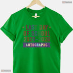 Interactive Goodbye School Last Day 2026 Kids Sign My Autographs T-Shirt