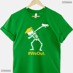 Funny Dabbing Skeleton Graduation Graduate We Out Senior Celebration T-Shirt