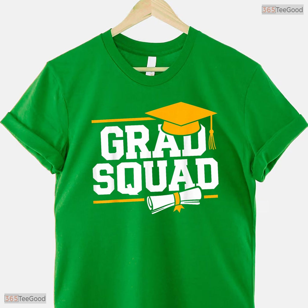 Matching Grad Squad Class of 2026 Graduation T-Shirt For Friends And Family