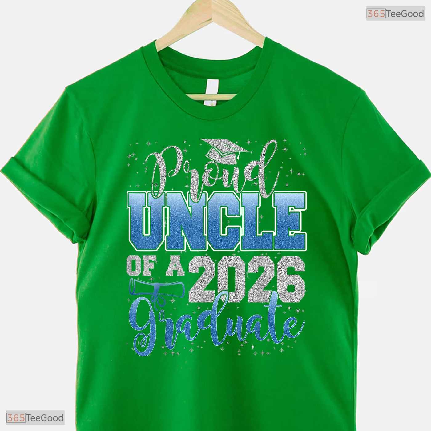 Supportive Proud Uncle Of A Class Of 2026 Graduate Senior Ceremony T-Shirt