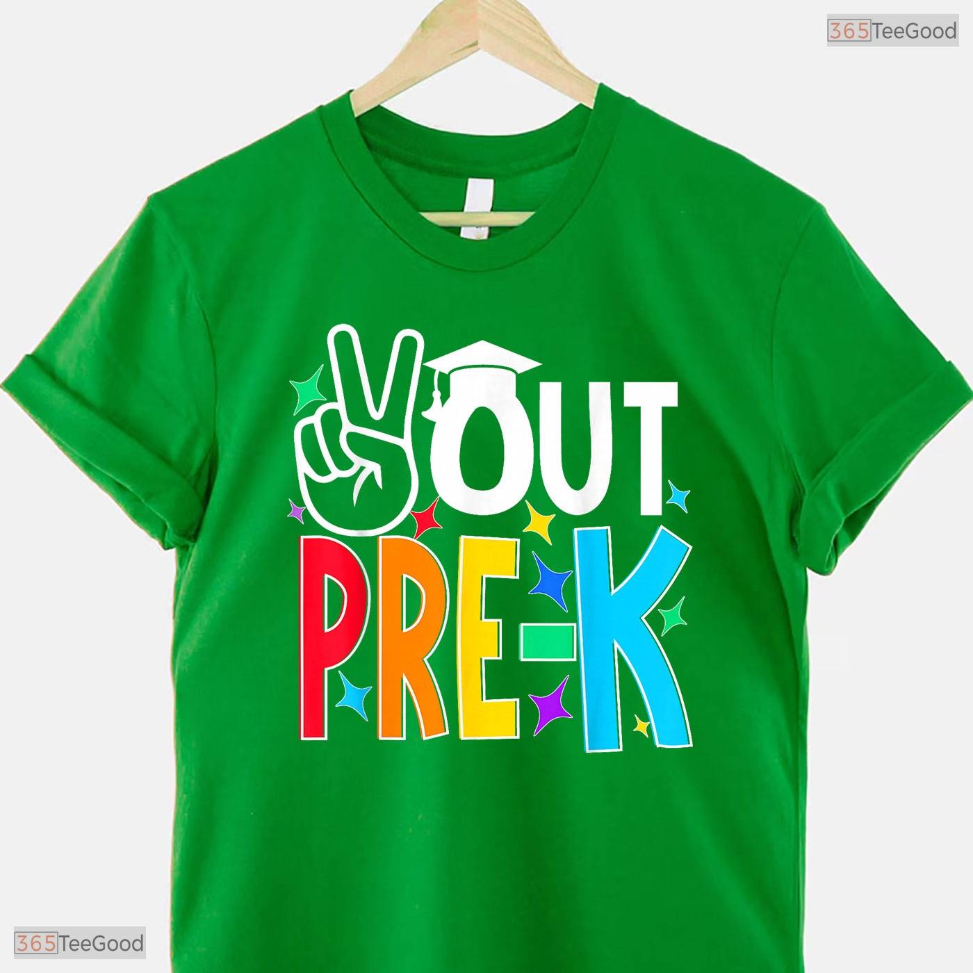 Trendy Peace Out Pre Kindergarten Last Day Of Pre-K Kids Celebration T-Shirt