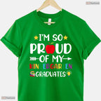 Supportive Proud Of My Kindergarten Graduates Last Day School Teacher T-Shirt
