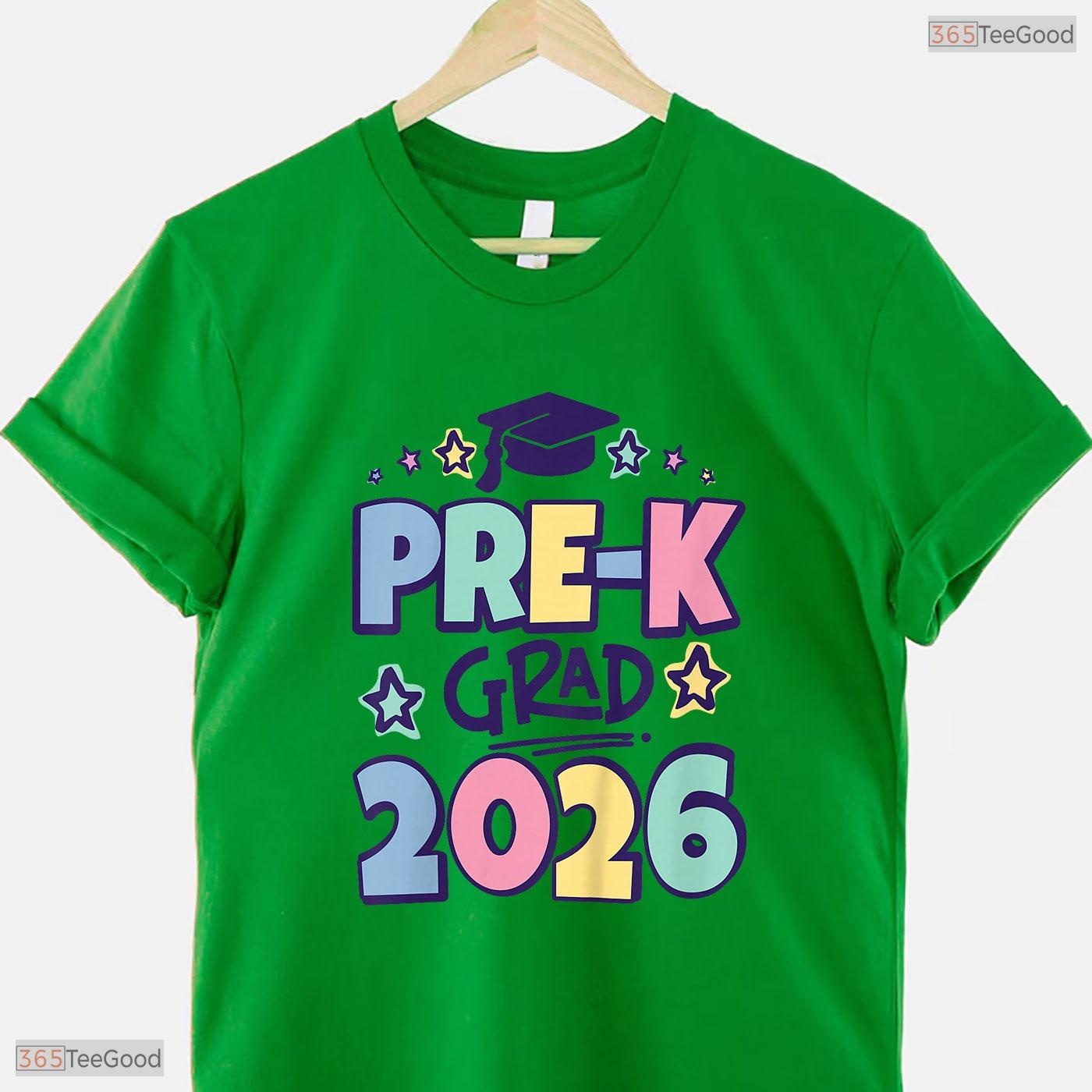 Adorable Kids Pre-K Grad 2026 Preschool Pre-K Graduation Ceremony T-Shirt