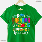 Blessed Proud Grandma Of 2026 Pre-K Graduate Mothers Day Graduation T-Shirt