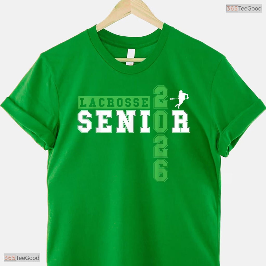 Athletic Lacrosse Senior Night Lacrosse Senior 2026 Graduation Day T-Shirt