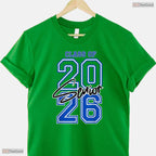 Minimalist Class of 2026 Senior Graduation T-Shirt For High School Students