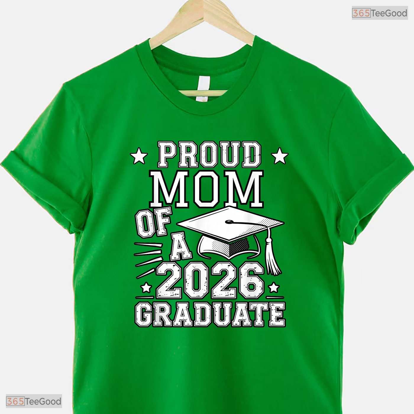 Cute Proud Mom 2026 Graduate High School Graduation Family Matching T-Shirt