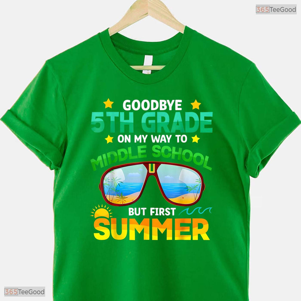 Awesome 5th Grade Way To Middle School First Summer Graduation Kids T-Shirt