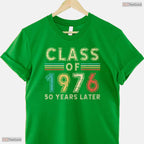 Vintage 50th Class Of 1976 Reunion Alumni Graduation Anniversary Party T-Shirt