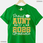 Awesome Proud Aunt Of A 2026 Graduate Senior 2026 Grad Family Party T-Shirt