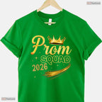 Awesome Prom Squad Graduation Class Of 2026 Senior Dance Party Crew T-Shirt