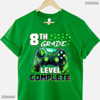 Video Gamer Controller Eighth 8th Grade Level Complete Graduation Boys T-Shirt