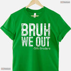 Trendy Bruh We Out 5th Graders Fifth Grade Graduation Class Of 2026 T-Shirt