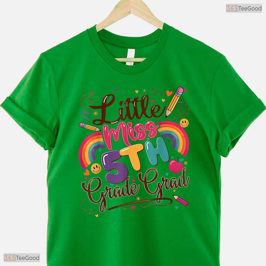 Cute Miss 5th Grade Fifth Grad Graduation Senior Last Day Girl T-Shirt