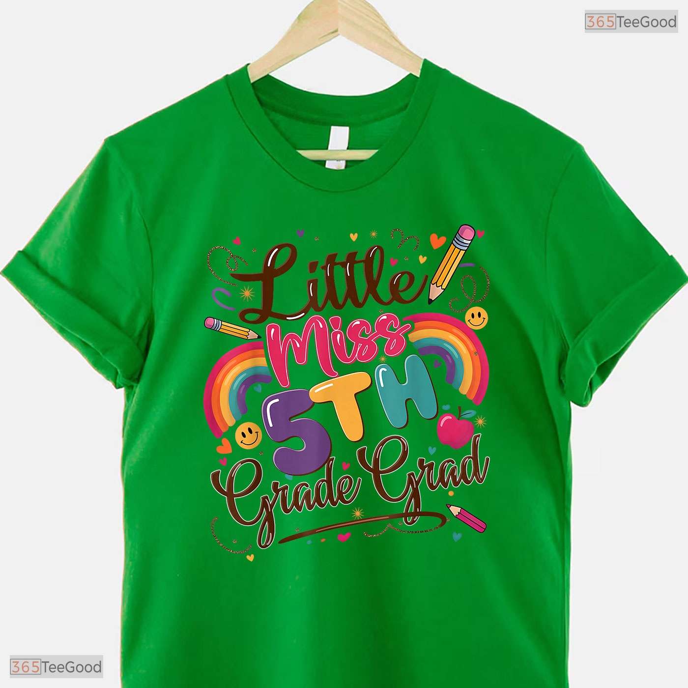 Cute Miss 5th Grade Fifth Grad Graduation Senior Last Day Girl T-Shirt