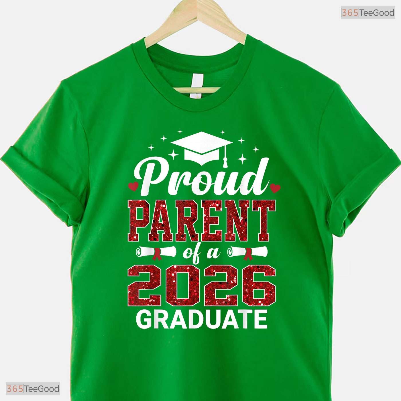 Loving Proud Parent Of A 2026 Graduate Class Of 2026 Graduation T-Shirt