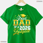 Awesome Dad Graduation Senior 2026 Proud Dad Of A 2026 Graduate T-Shirt
