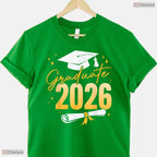Awesome Graduate Class of 2026 Done Graduation Senior Grad Student T-Shirt